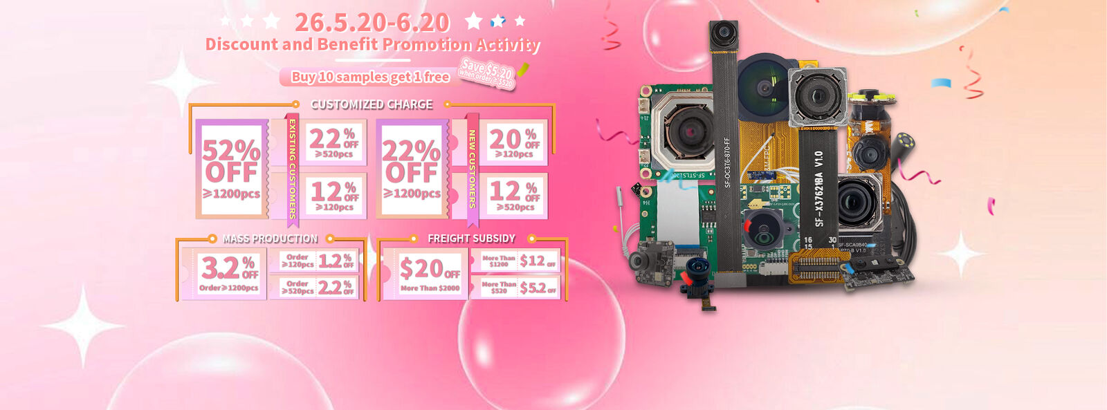 品質 CMOSのカメラ モジュール 工場