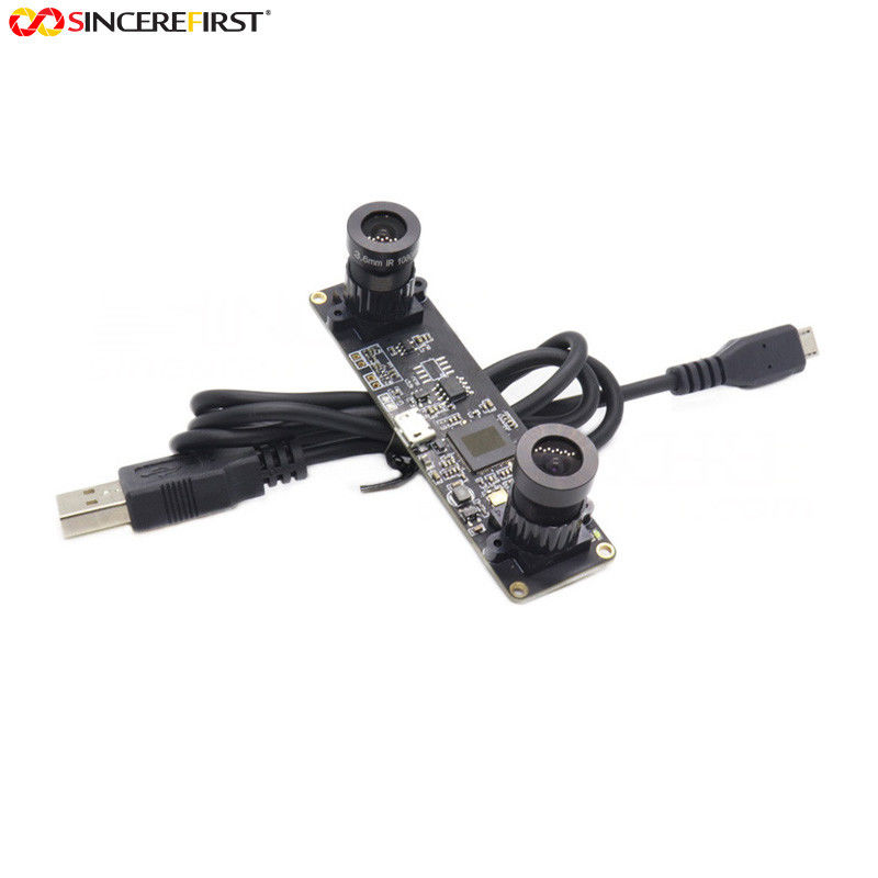 3D Binocular Dual Lens Camera Module 1MP 1/4" OV9732 Sensor