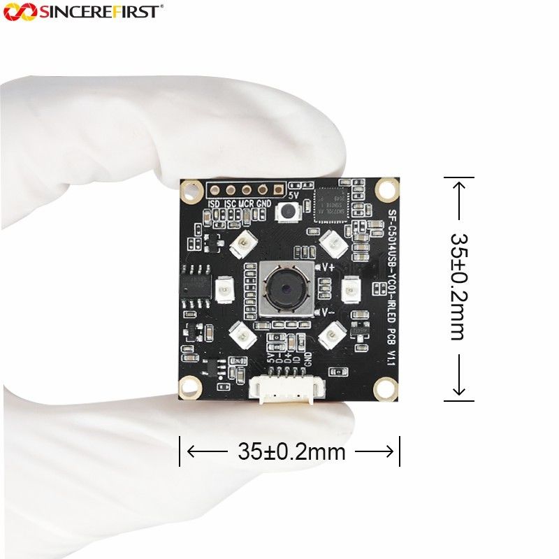 5MP OV5640 Ip Camera Module Pcb Board Auto Focus With 67 Degree Lens