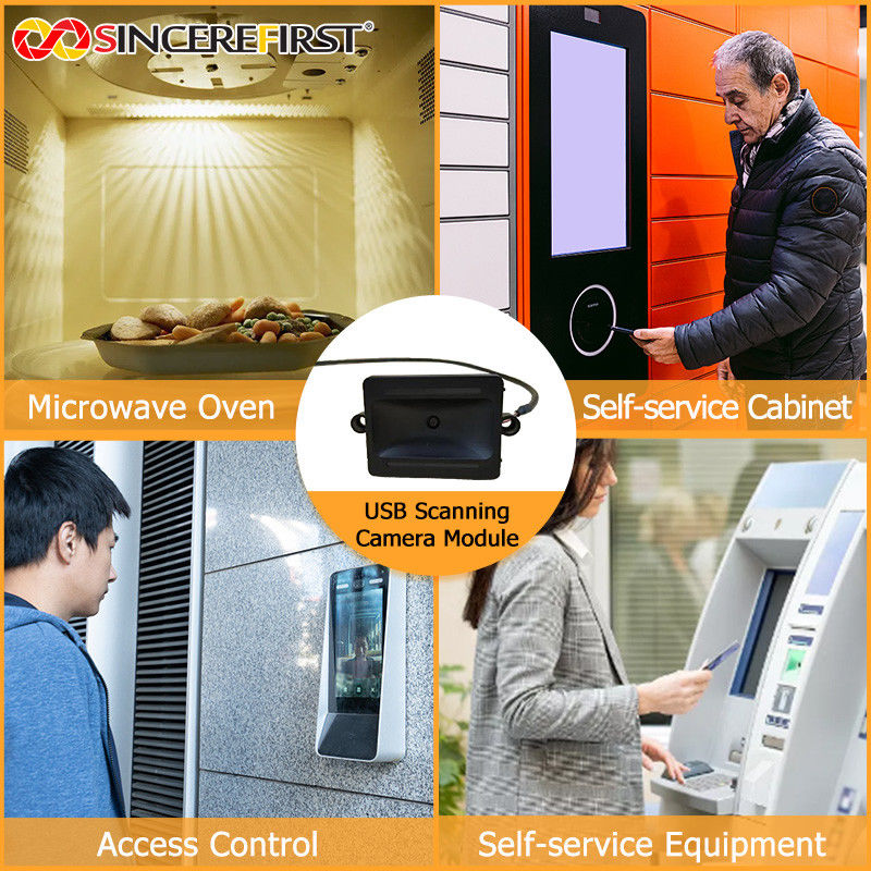 0.3MP Wide Angle 85° Scanning USB Camera Module With Software & Shell