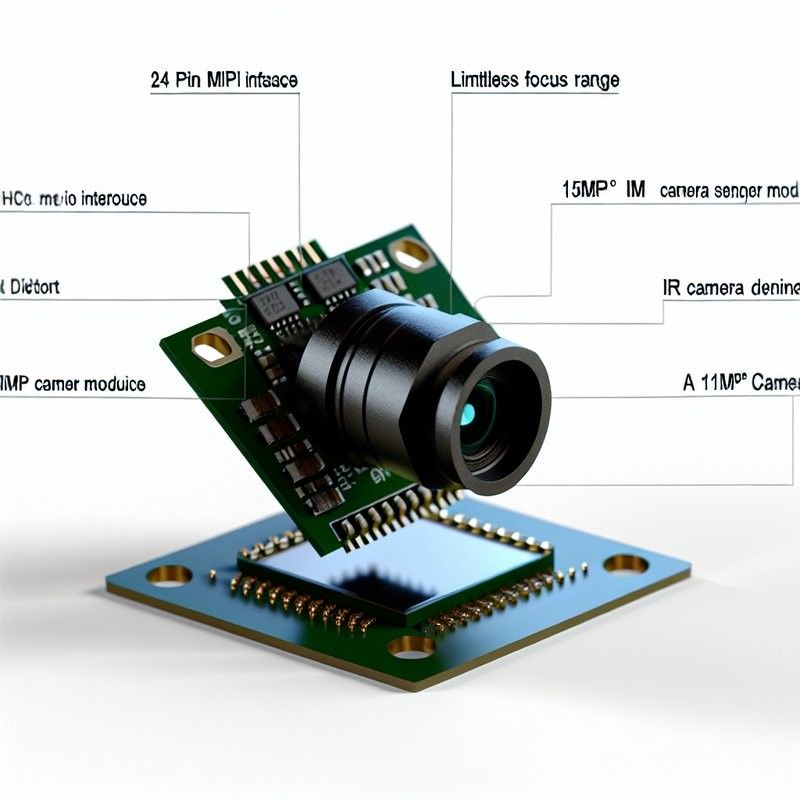 24 Pin MIPI Camera Module With Limitless Focus Range And Impressive 150° View Angle