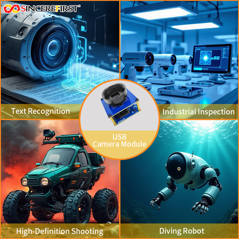 8MP IMX678 USB3.0 4K60 Camera Module with M12 / C/CS Lens Support for Industrial Vision