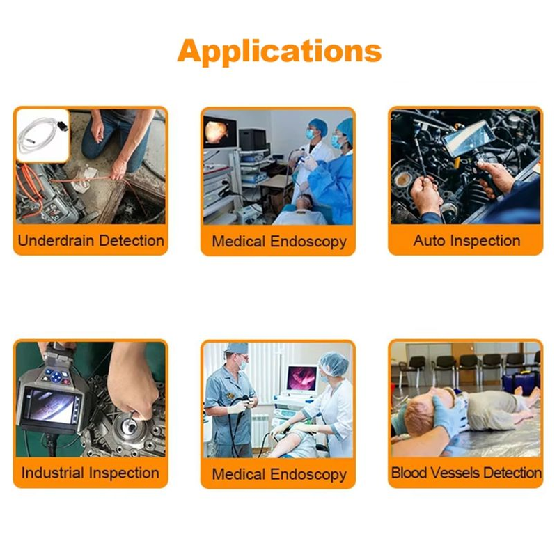 Wide Angle 720P OV9734 CMOS Sensor Endoscope Camera Module with Type-C and IP67 Waterproof